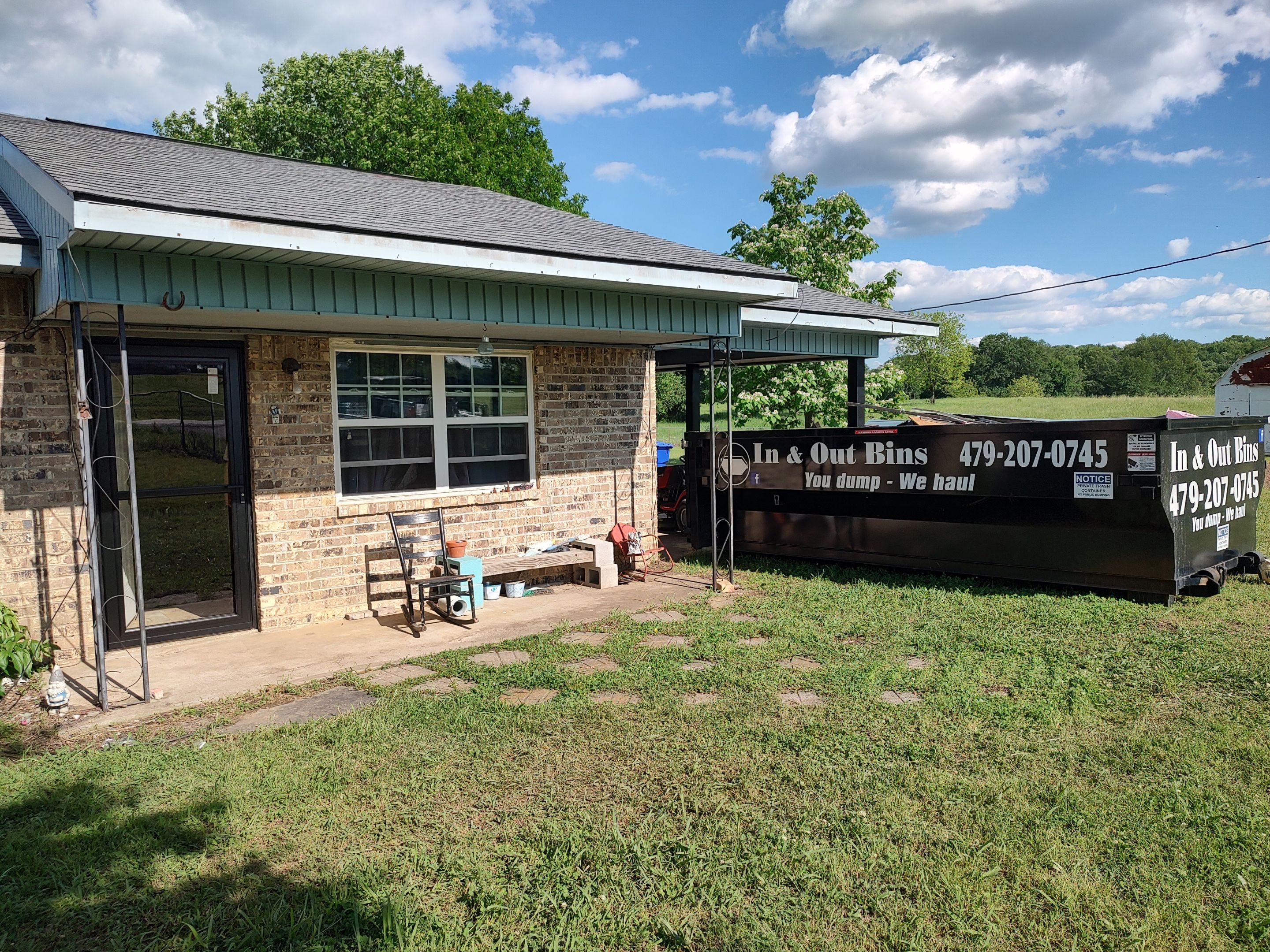 Roof replacement & Storm Door by In & Out Construction & Remodeling, LLC