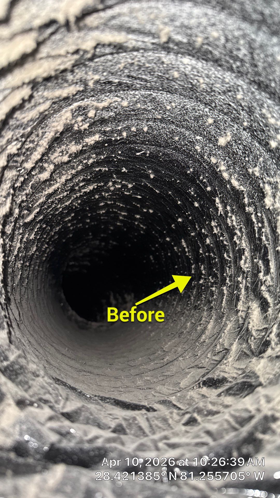 Air Duct Bath Fan Exhaust Cleaning in Orlando by Hygienic Air, Inc