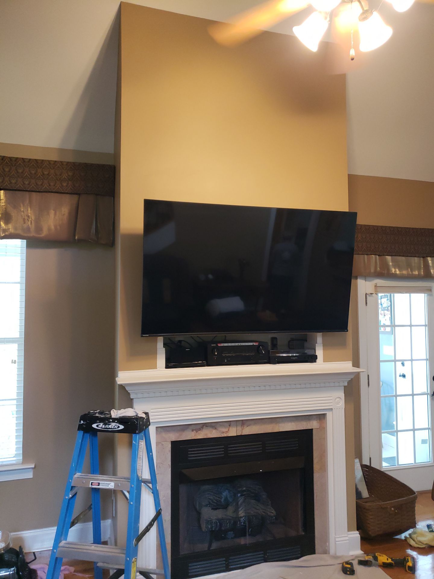 Out with the Old TV Nook, In with the New! 📺✨ by A Step Above Handy LLC