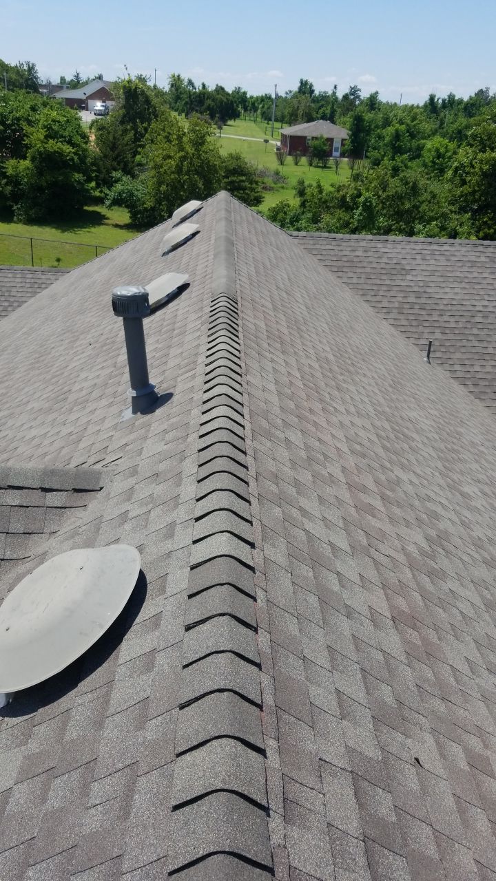 Reroof using GAF HDZ Weathered Wood by Castillo Roofing