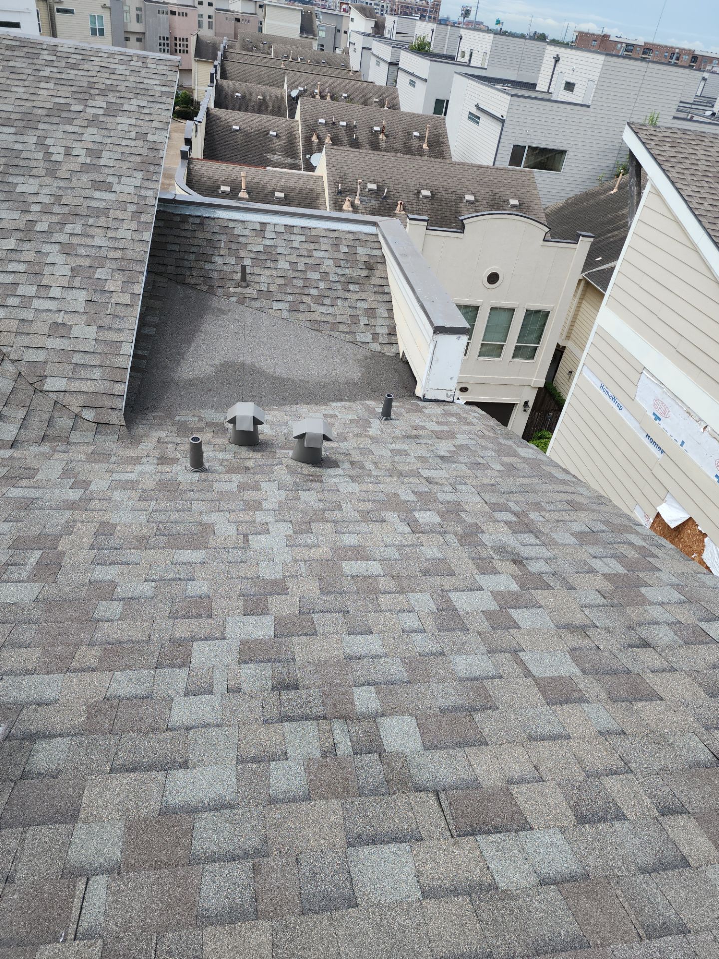 Residential Roofing Installation using Owen's Corning Duration (Lifetime) Shingles by Roof Repair Company
