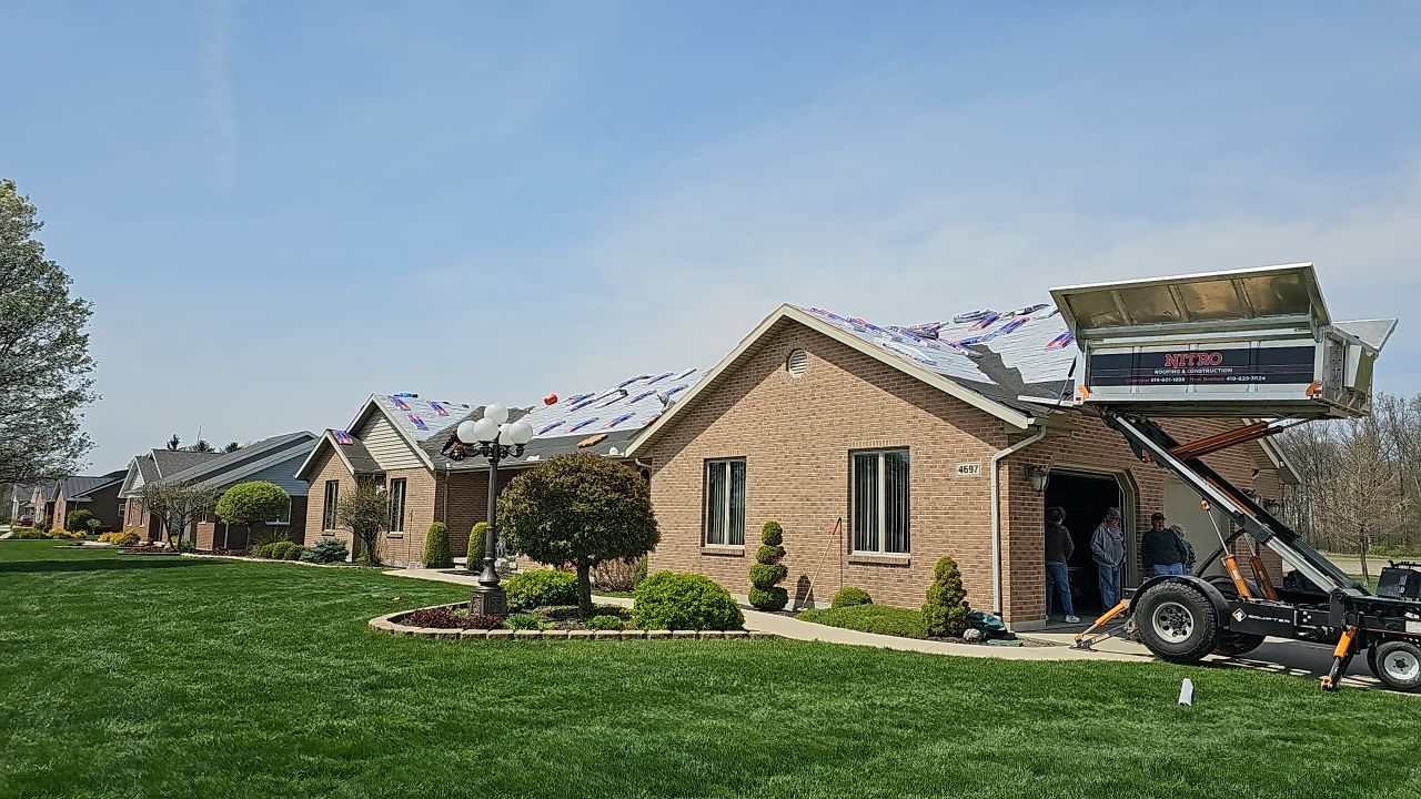 Residential Roofing Installation using GAF Timberline HDZ Mission Brown by Nitro Roofing and Construction