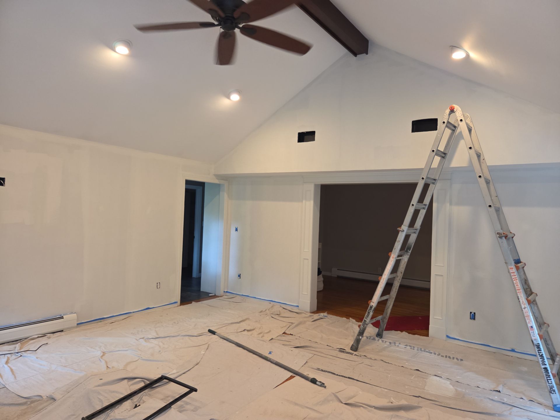 Interior Painting and Vaulted Ceiling Refresh in Oradell by Spectrum Painting, LLC