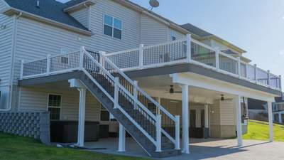 New Deck With Waterproofing