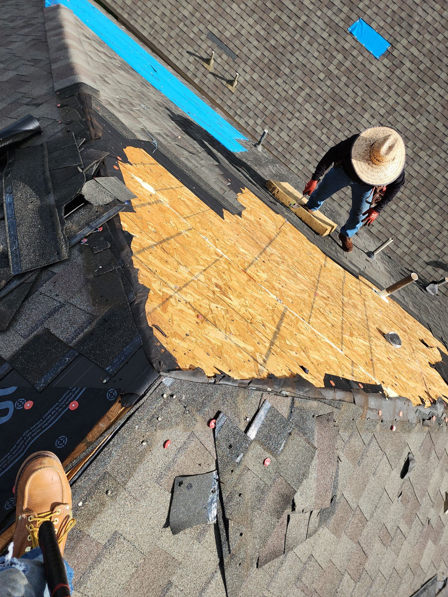 Residential Roofing Repair using Owen's Corning Duration (Lifetime) Shingles by Roof Repair Company