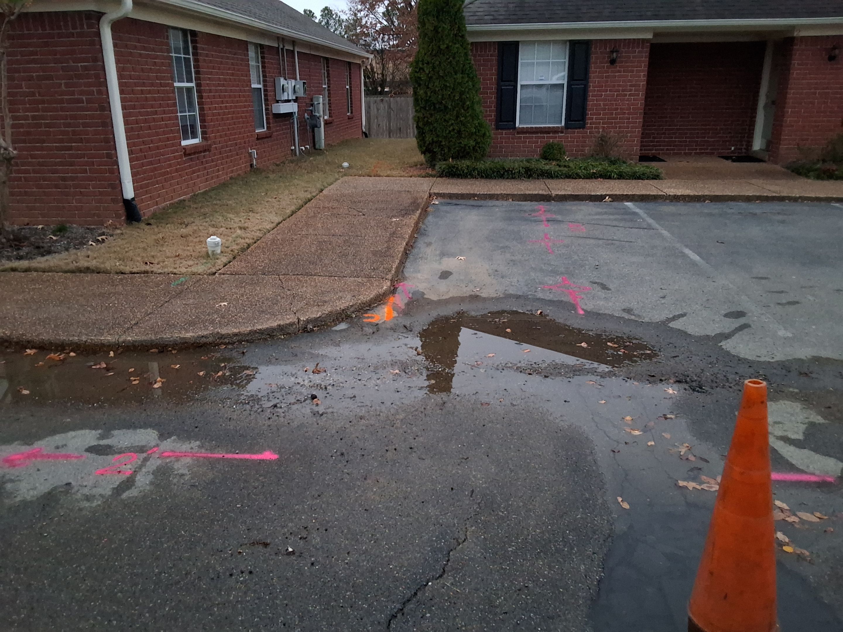 Locating Utilities for water leak repair (Plumbing Company) by Alsip Locating Service, LLC
