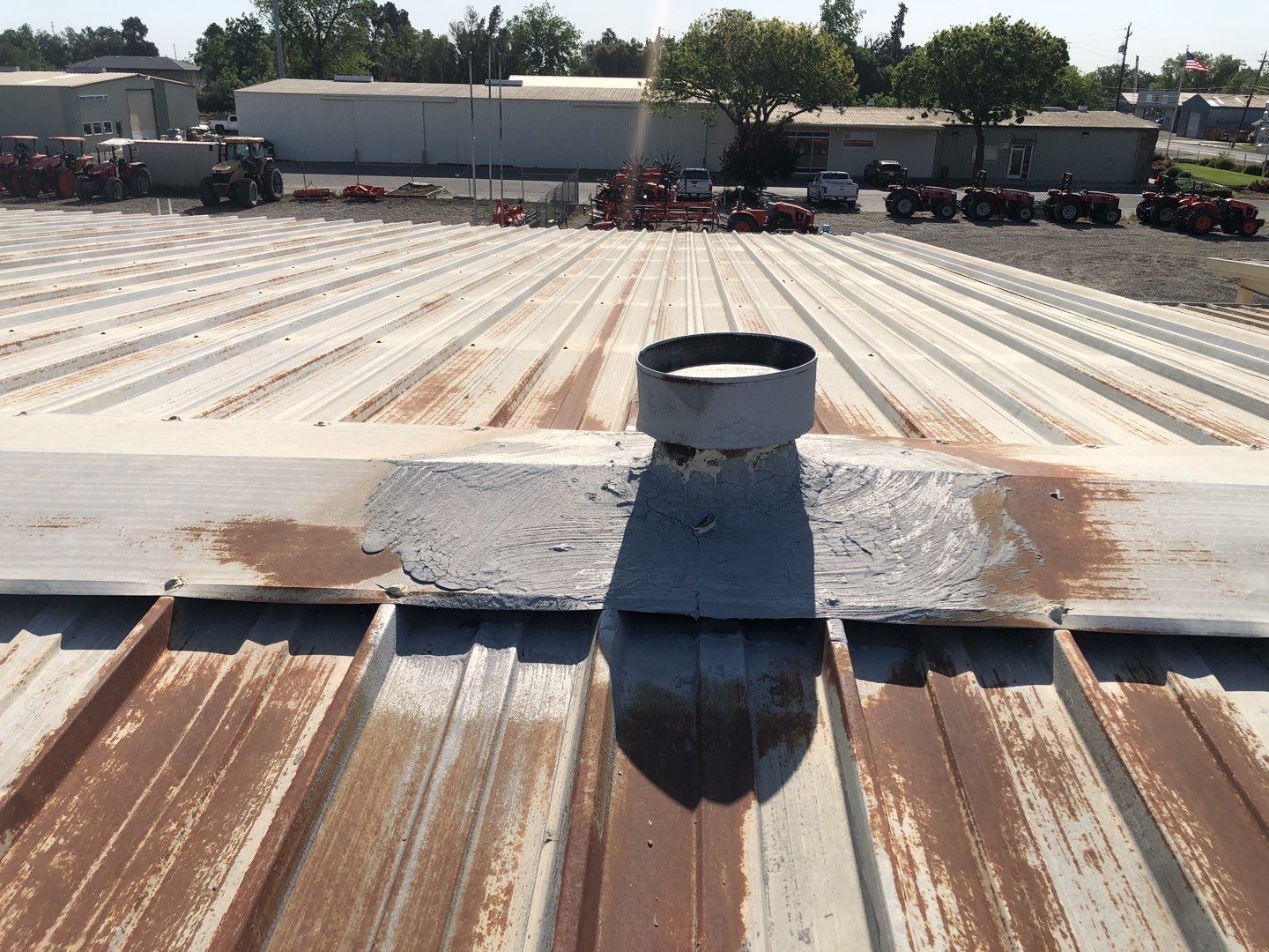 Spray foam and coatings using Conklin Benchmark/PUMA XL coatings and spray foam by Straight Edge Roofing Inc