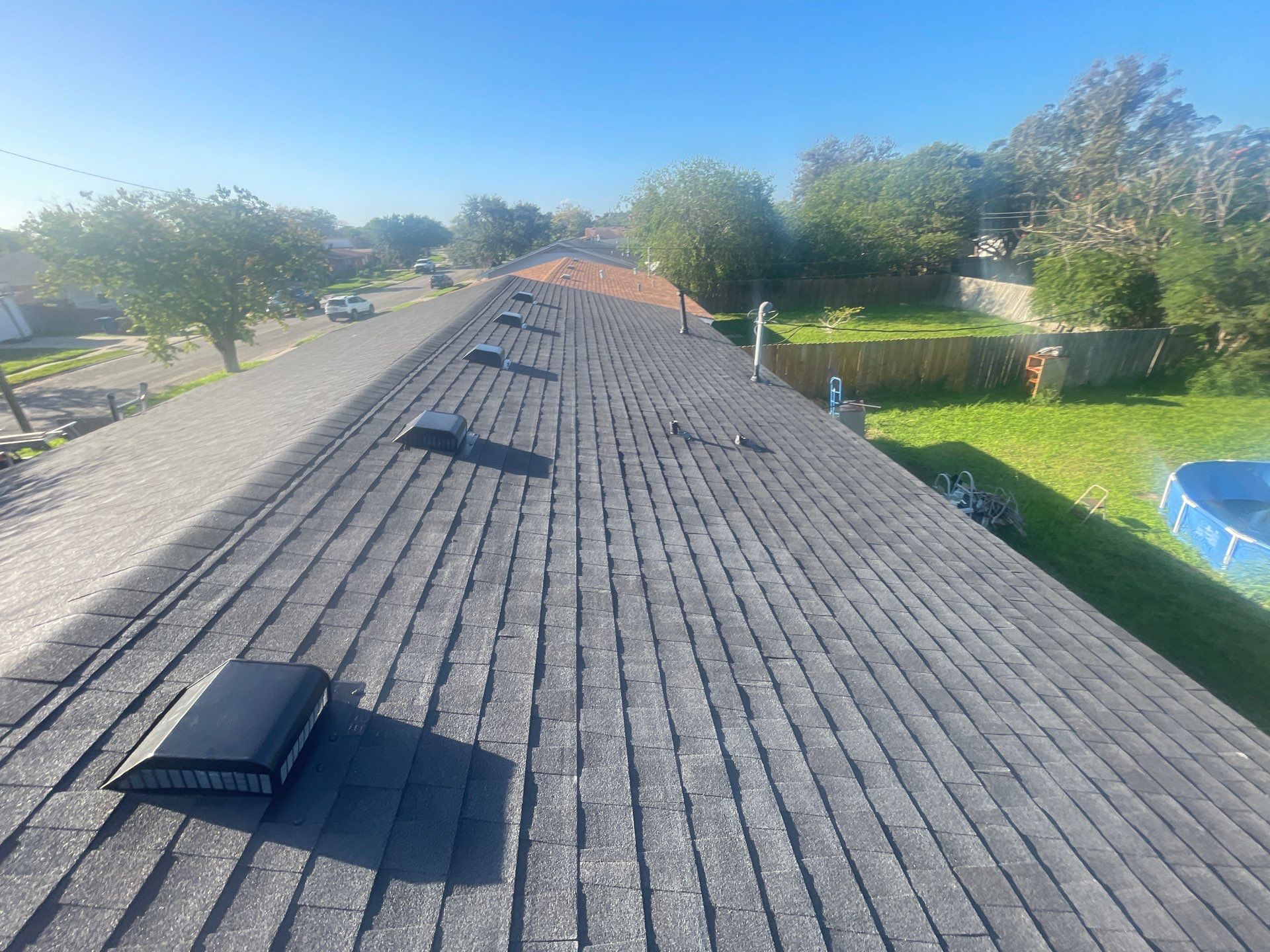 Residential Roofing Installation using GAF HDZ Charcoal by Lighthouse Roofing