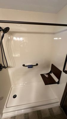 Tub to Walk-In Shower Conversion in Agawam, MA