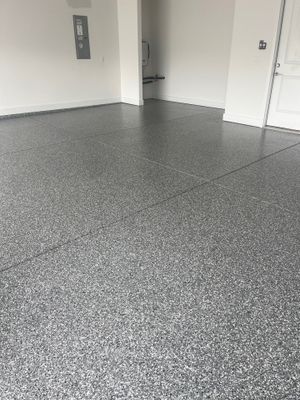 Garage Floor Coating using Wombat