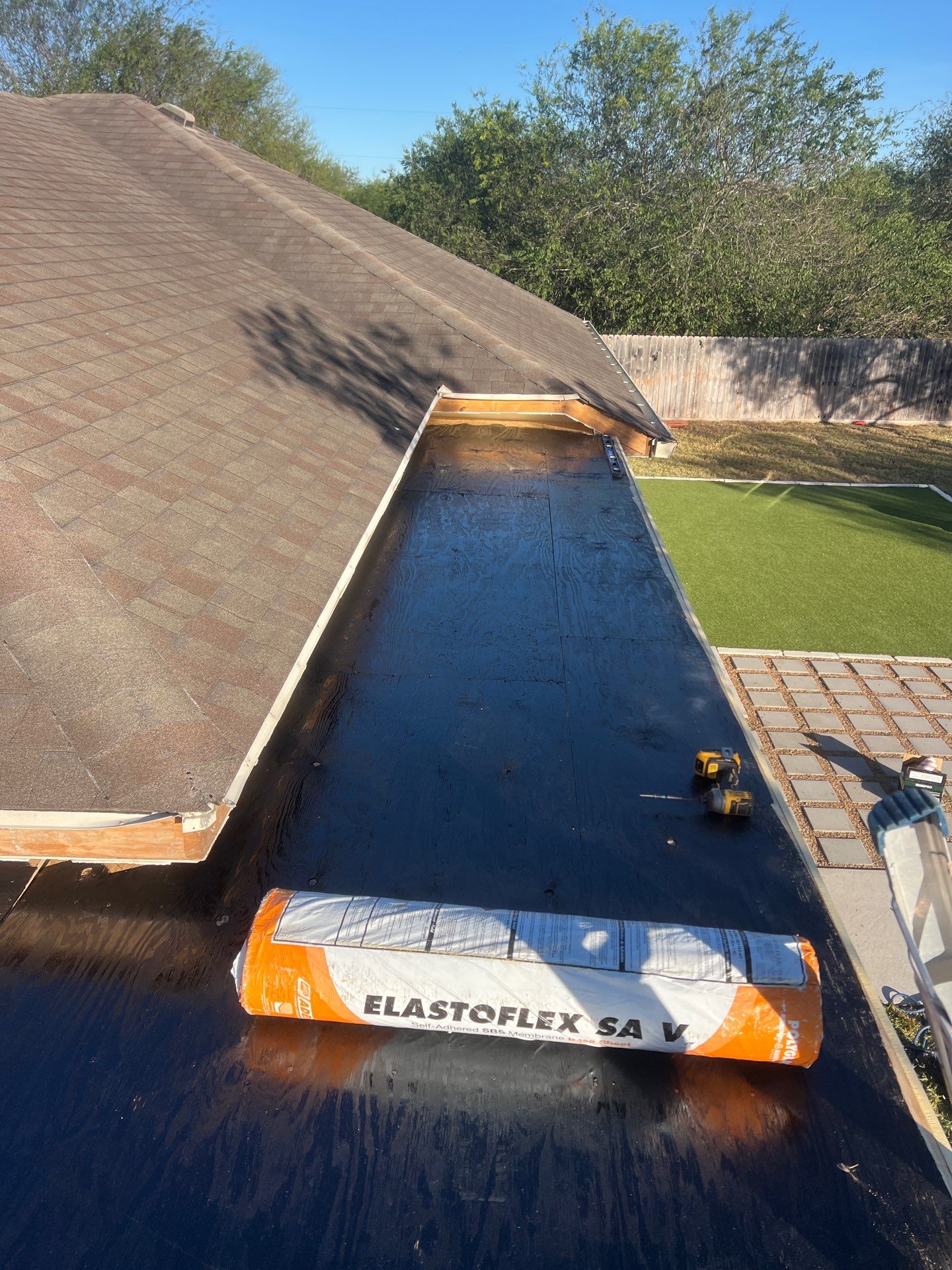 It Ain't Easy getting Shady  by Bayfront Roofing and Construction