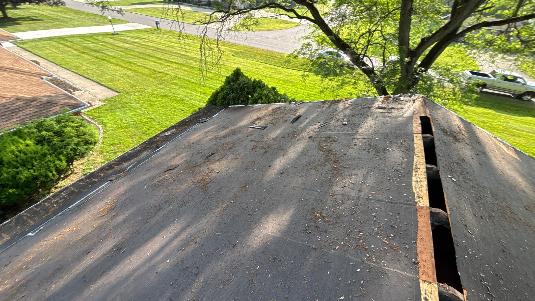 Roof Replacement using Owens Corning Estate Gray by 180 Contractors