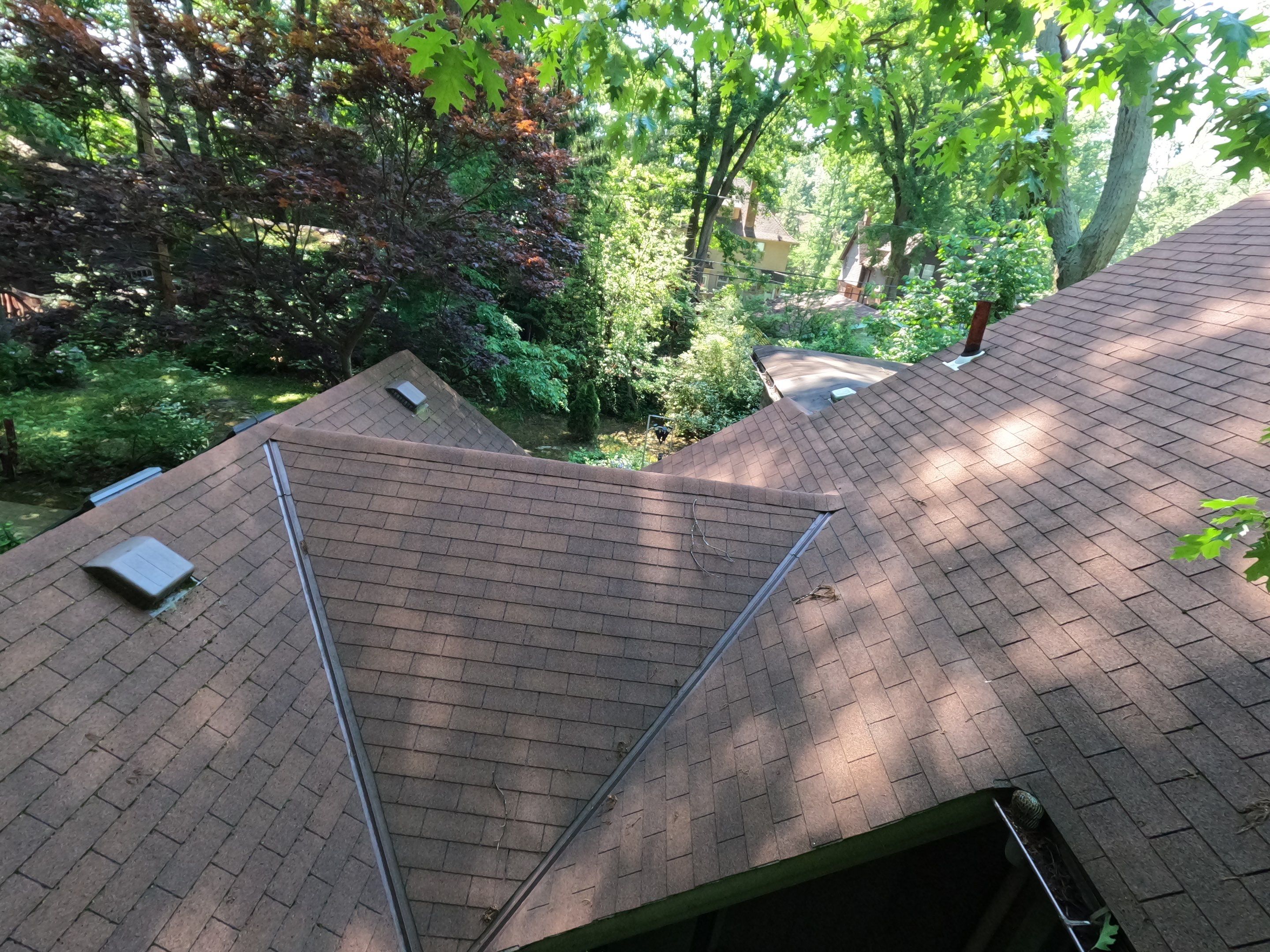 Residential Roof Replacement using Owens Corning Duration Designer, Aged Copper by Absolute Roofing and Construction