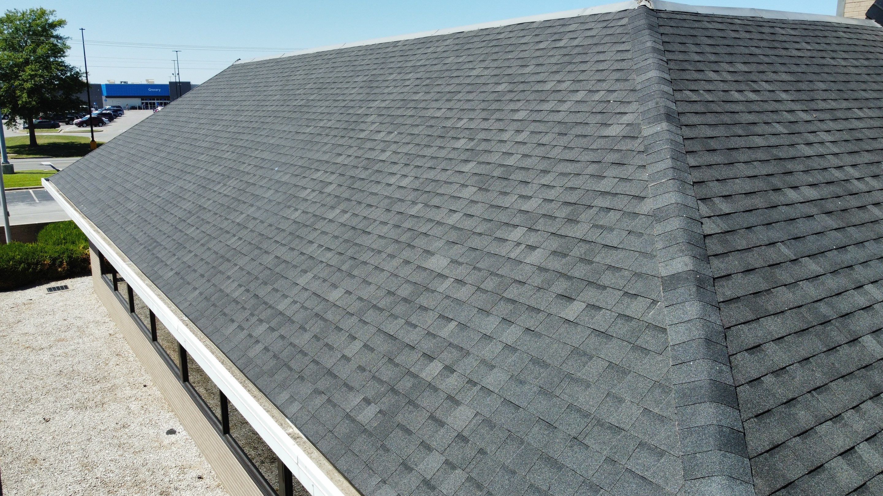 Commercial Shingle Roofing Install - Atlas StormMaster Shake - Color Black Shadow  by Titan Commercial & Residential Roofing 