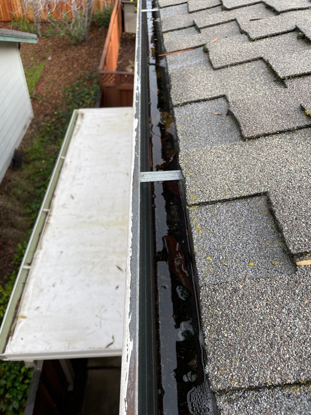 San Jose Gutter Cleaning on a 2 story home by All One Solar Shine