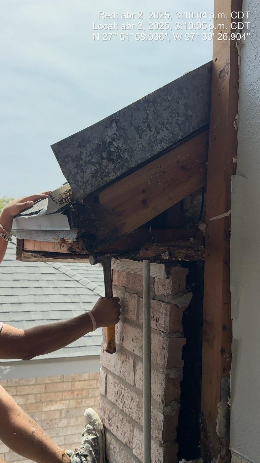 Run down on River Drive by Bayfront Roofing and Construction