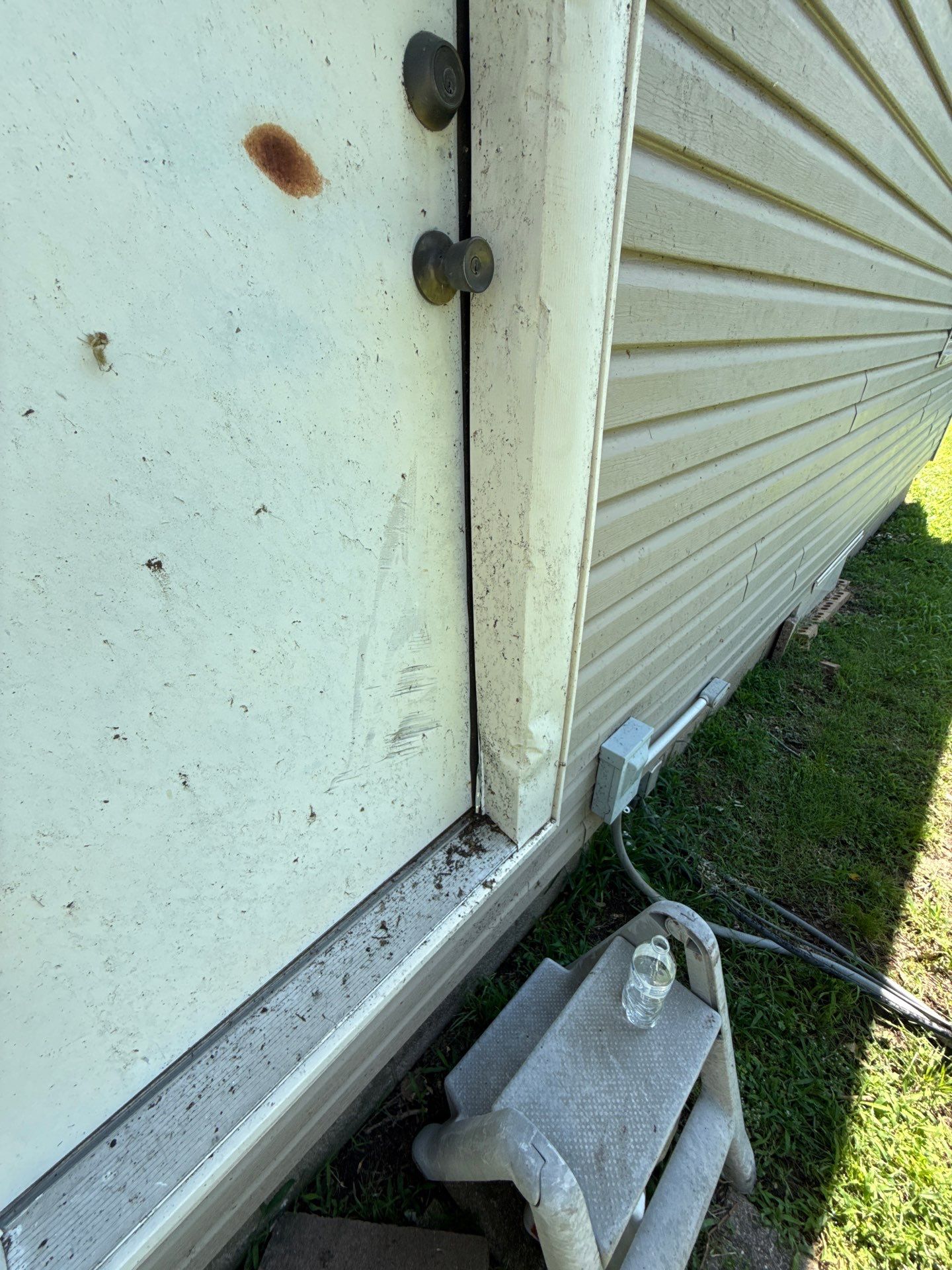 Hail damage & tornado damage restoration.  by In & Out Construction & Remodeling, LLC