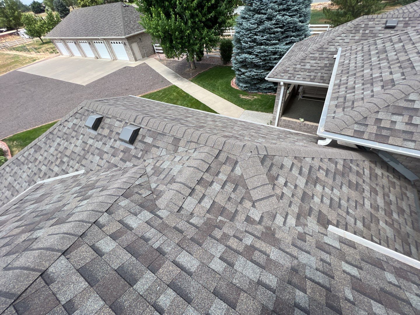 Residential Roofing Installation using Owens Corning TruDefinition - Driftwood  by A to Z Roofing