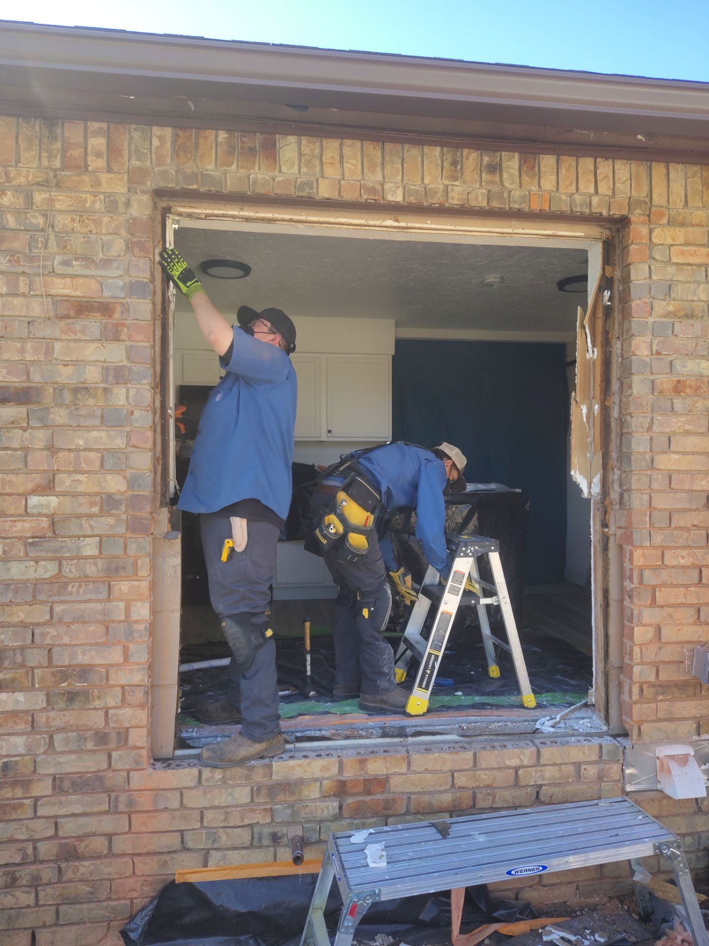 Deck And Sliding Glass Door Install by Clays Services Inc