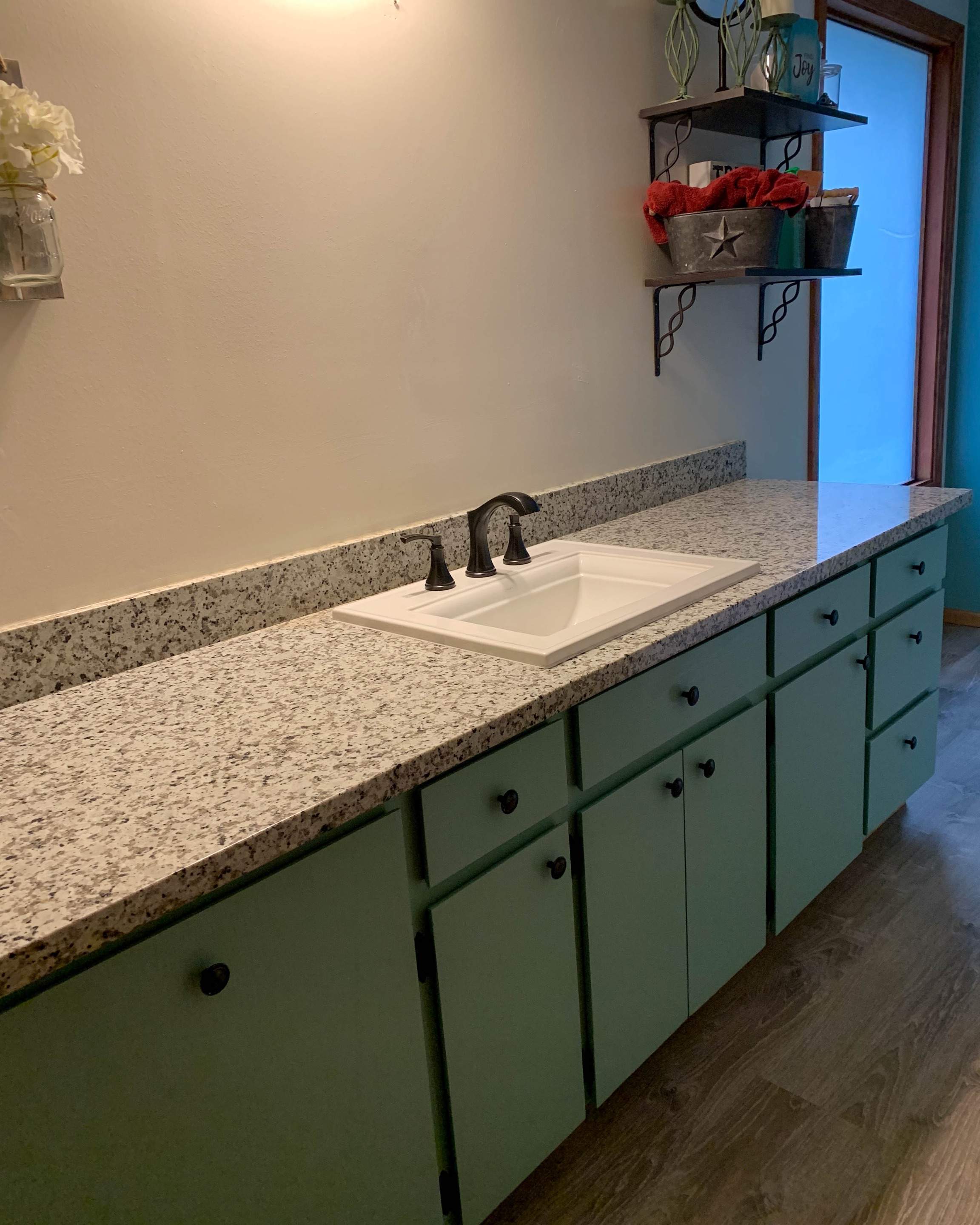 Bathroom Remodel using Shower Kit by Villegas Remodeling, LLC