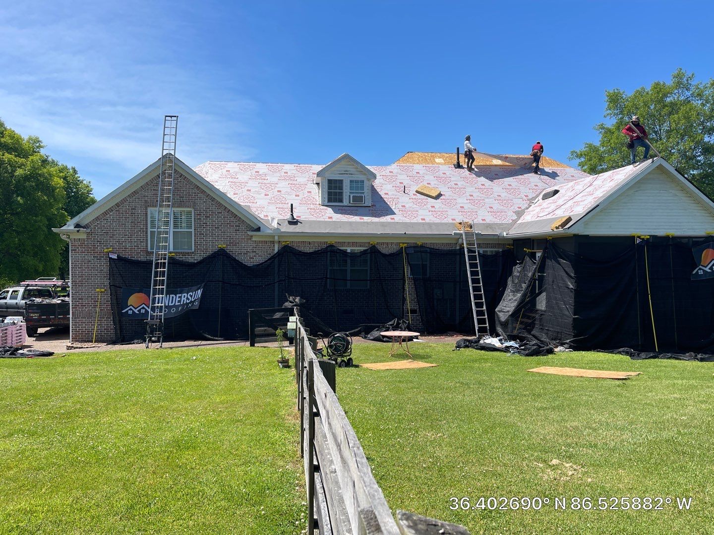 Residential Roofing Installation using Owens Corning Duration Shingles Roofing System by Undersun Roofing 