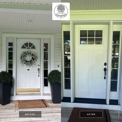 New Entry Door & Infinity by Marvin Windows
