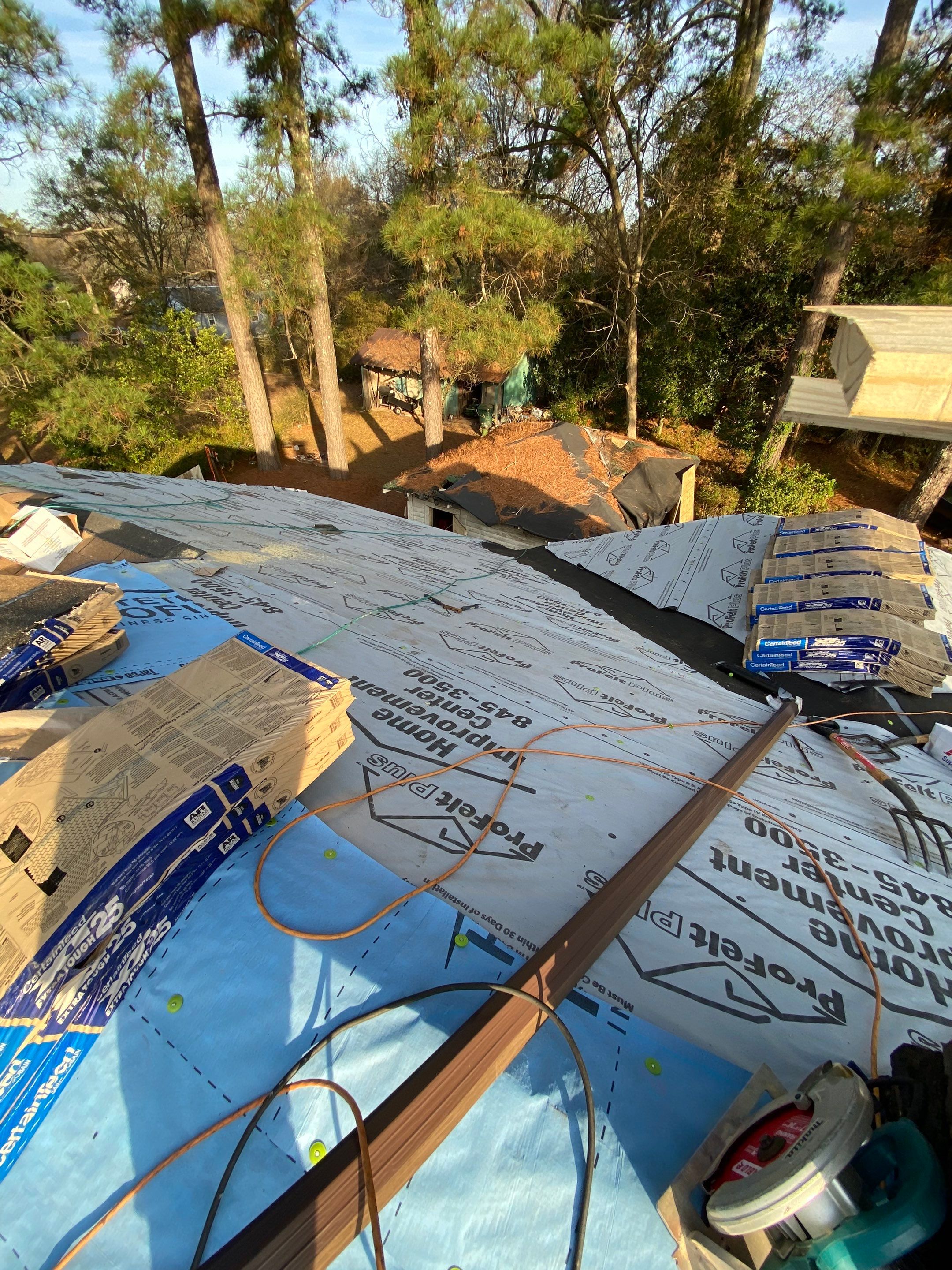 Residential Shingle Reroof using CertainTeed XT25: Resawn Shake by Hostetler Roofing