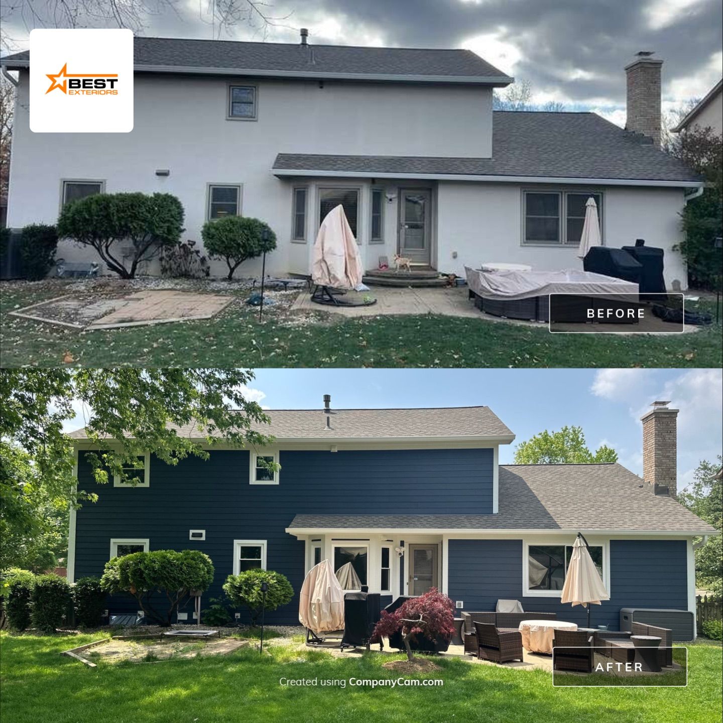 James Hardie Siding Project in Worthington by Best Roofing & Siding Company