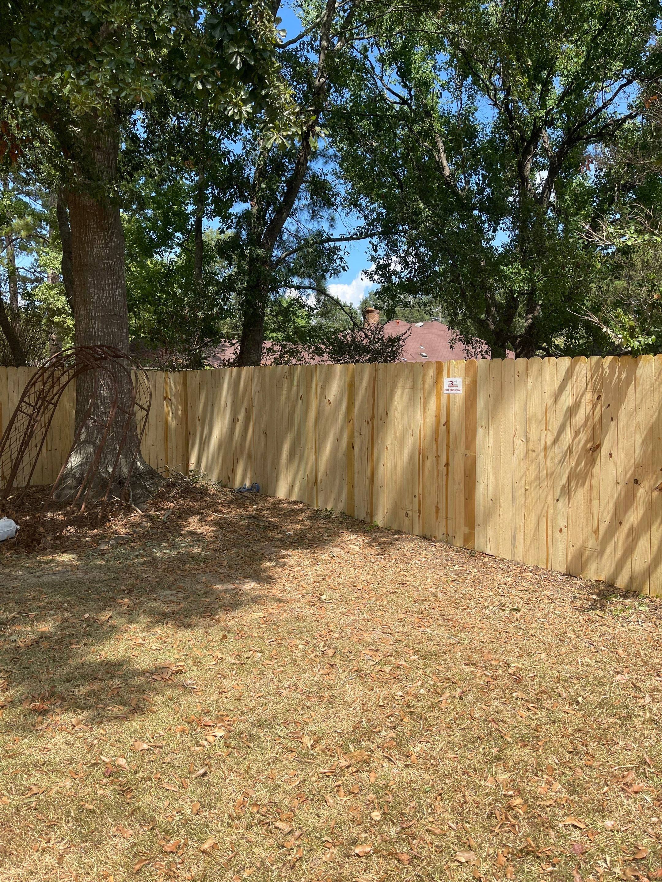 6ft Treated Pine Fence using Postmaster by Roberson Construction LLC
