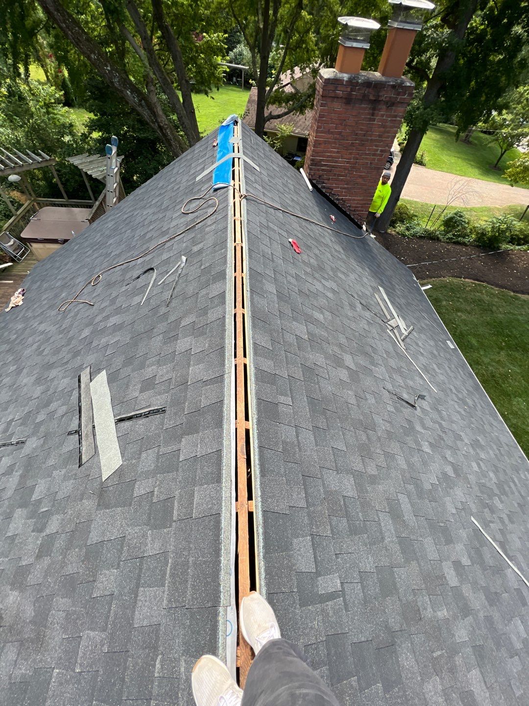 Alexandria Roof Project - CertainTeed Landmark Pro Max Def Charcoal Black Shingles by RM Banning, Inc.