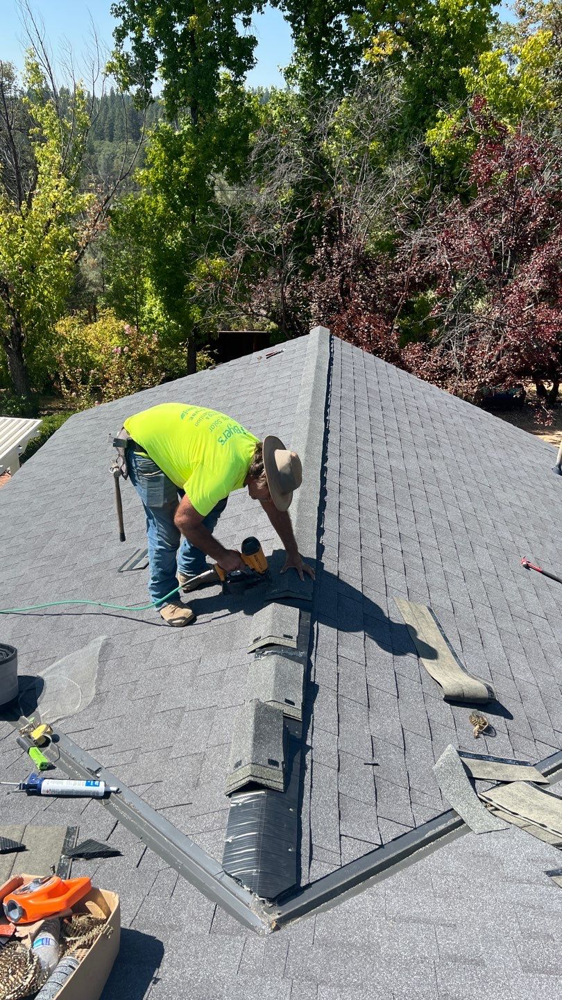 Gutters and new Roof by Byers Enterprises 