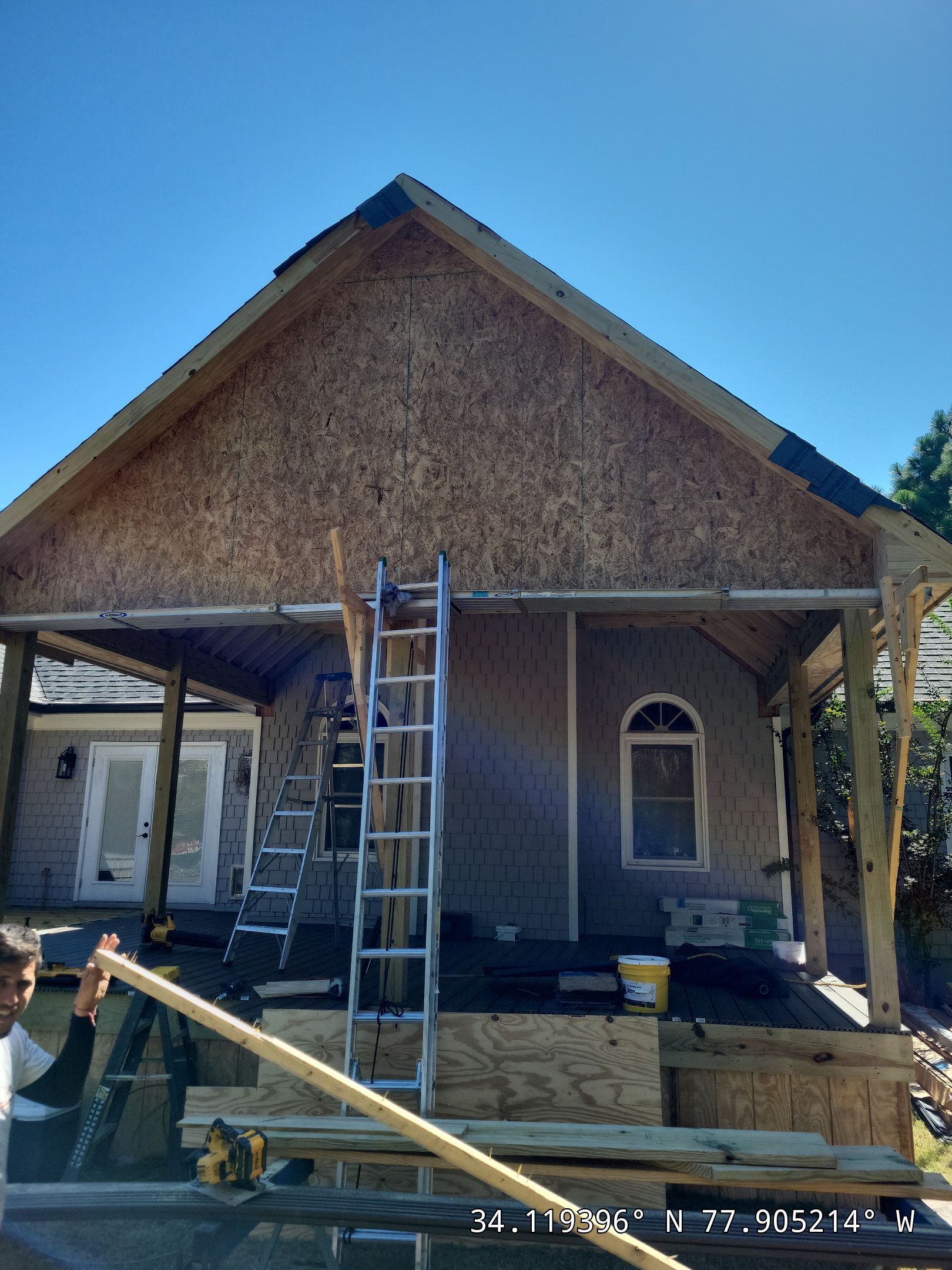 Back Porch Addition in Beau Rivage  by RGR Construction and Roofing, LLC
