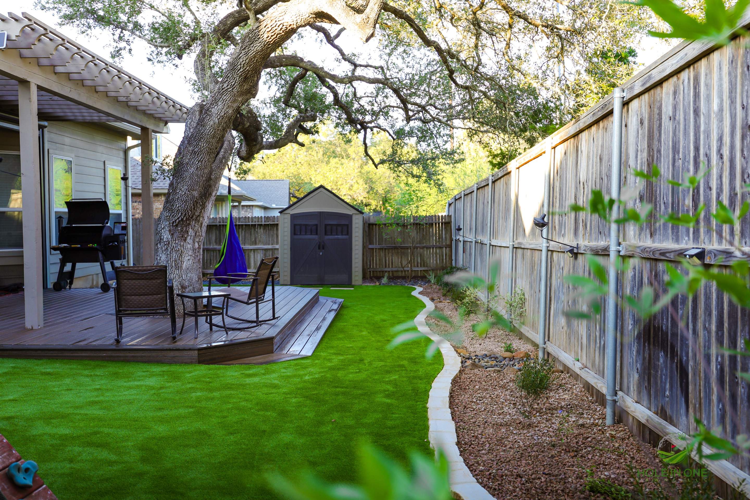 Wortham Oak, San Antonio Tx. by Hole In One Lawns, LLC