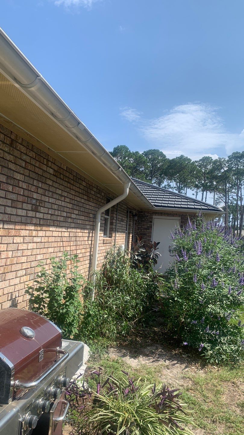 Soffit and Fascia Installation using Vented Vinyl Soffit by Gutter Professors