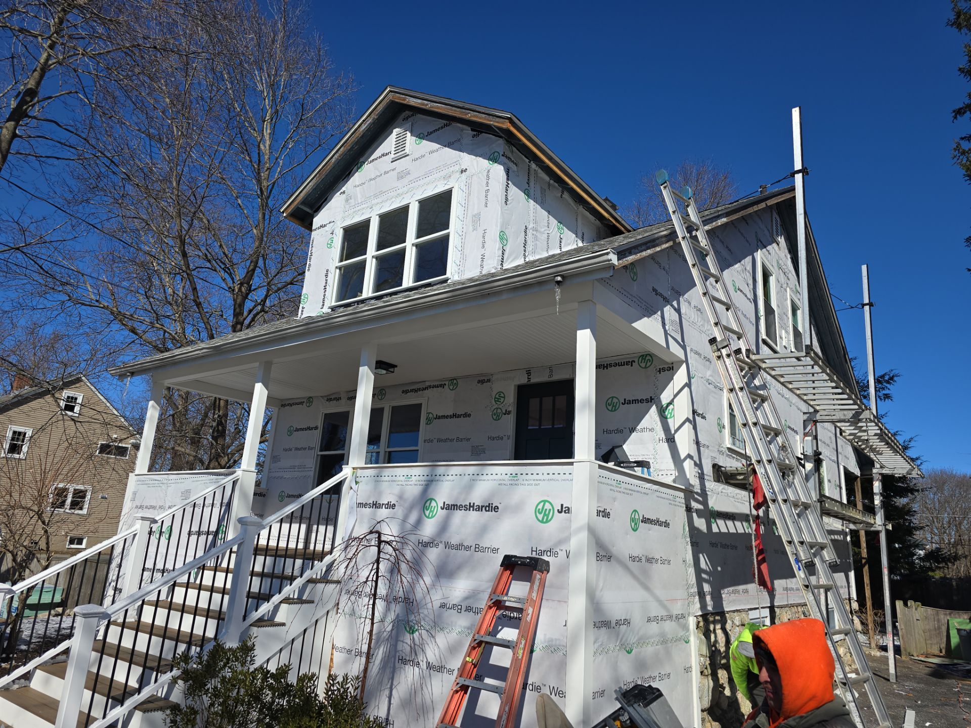 Complete exterior renovation in Norwood, MA by UBrothers Construction