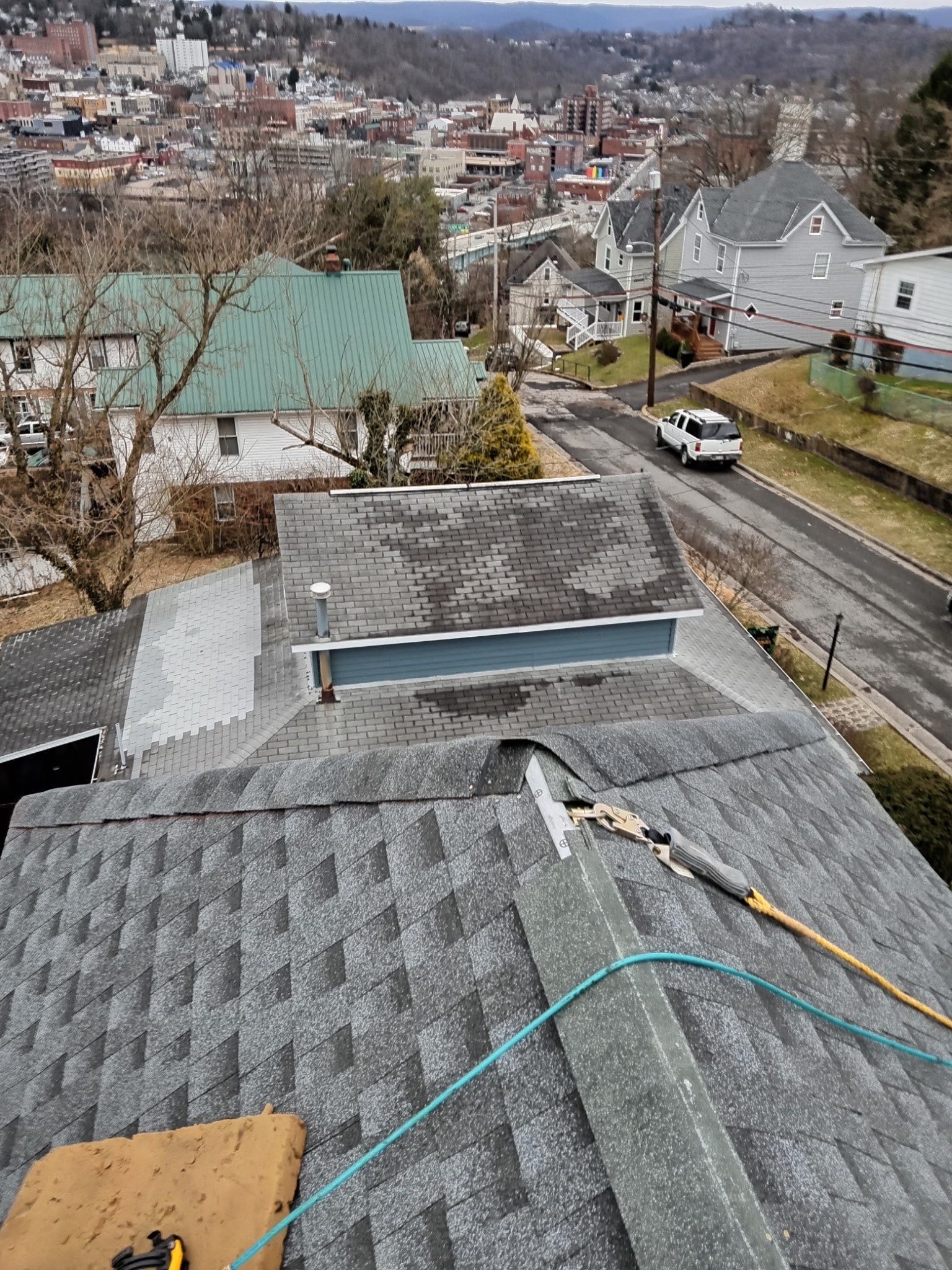 Residential Roofing Installation using GAF Timberline HDZ Pewter Gray by Rainstoppers Roofing