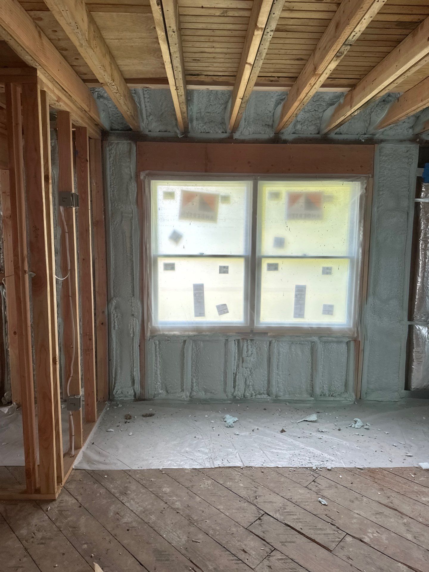New Home Construction using Closed Cell Spray Foam by NYS Foam & Energy
