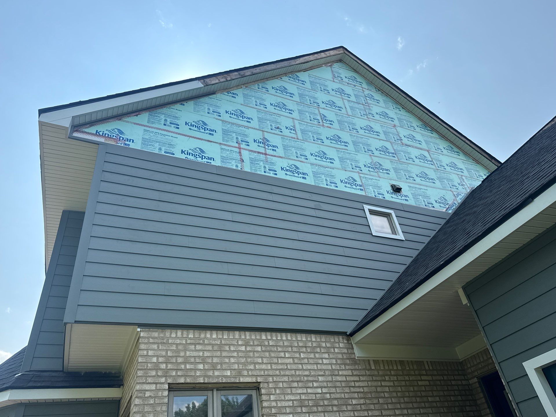 Siding Replacement using Alside Mountain Fern by 180 Contractors