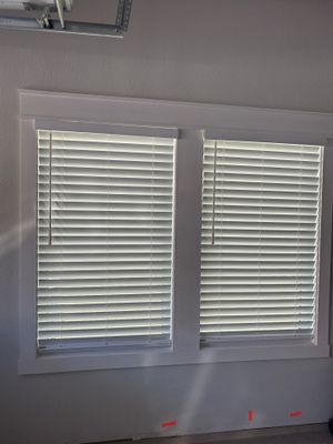 NWF Faux Wood Blinds and SWF Roller Shades