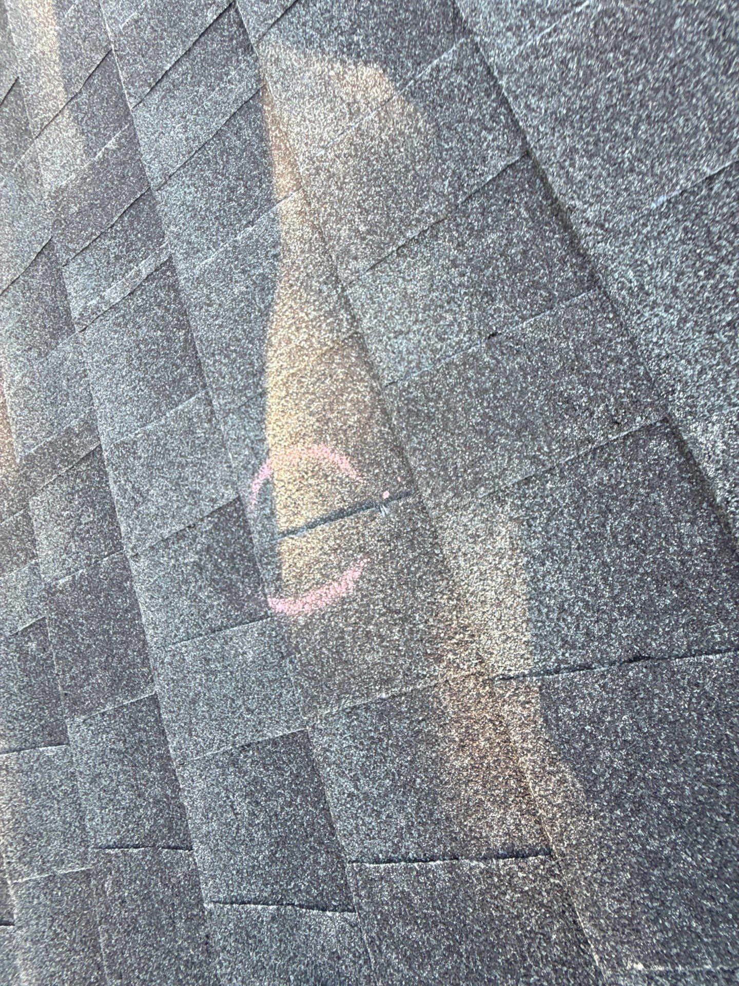 Hail Damage Roof Inspection in Oklahoma City, OK by McCann's Roofing and Construction