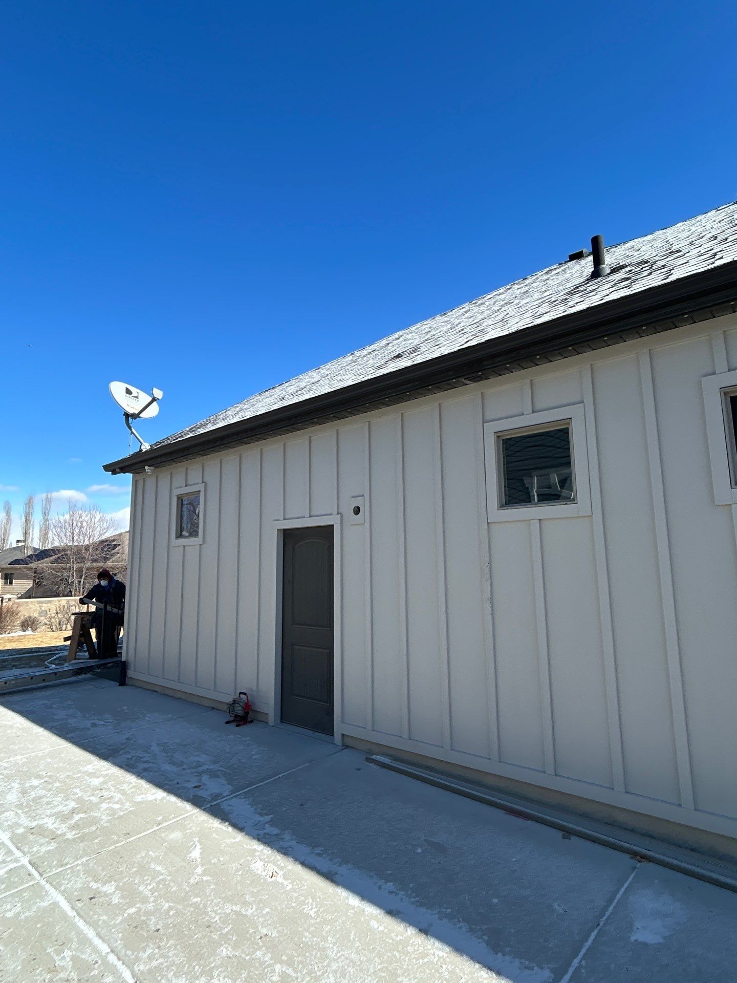 South Jordan | Massive Board & Batten Upgrade | Cobble Stone & Dark Bronze by Ideal Siding Utah