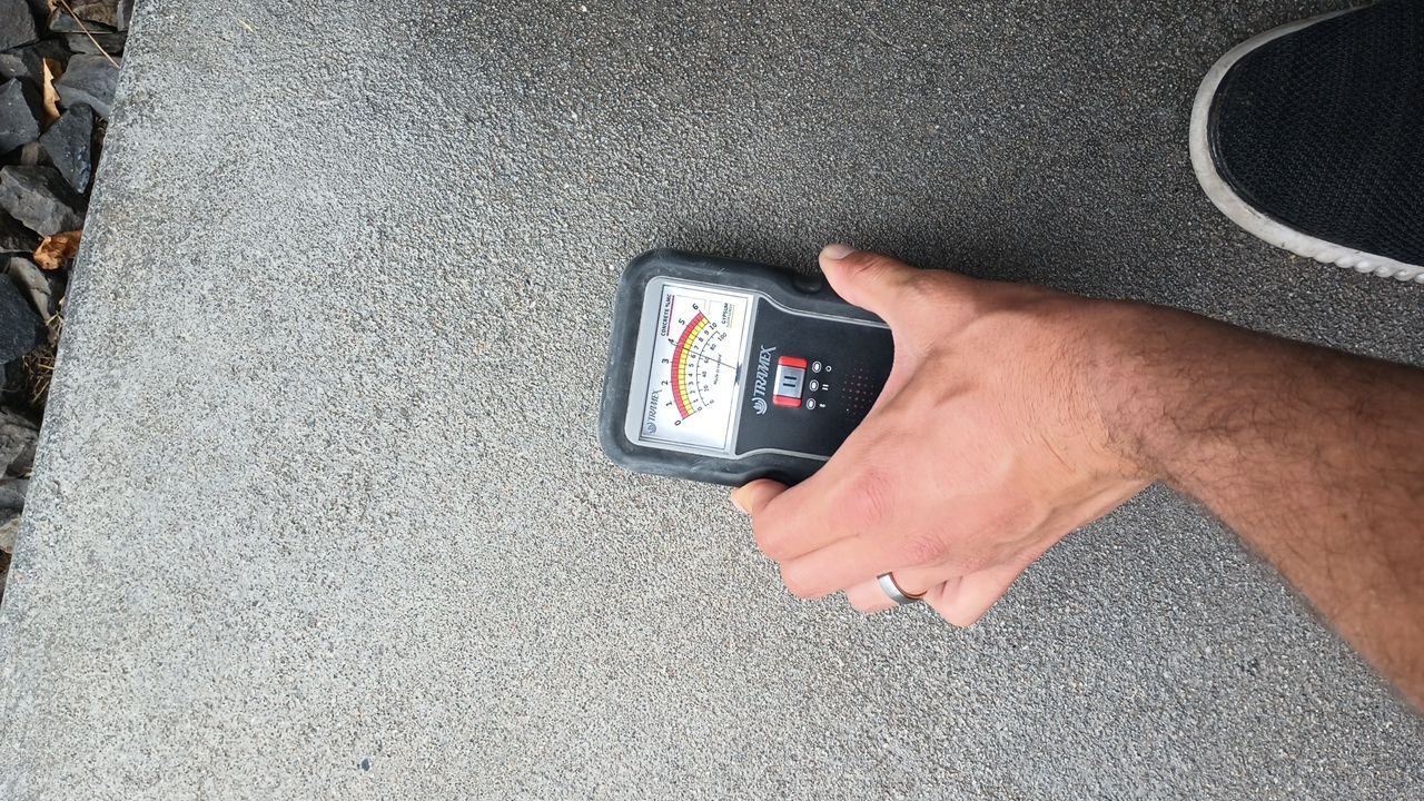 Driveway TransFLOORmation using Greystone 1/8" by Croc Coatings, LLC