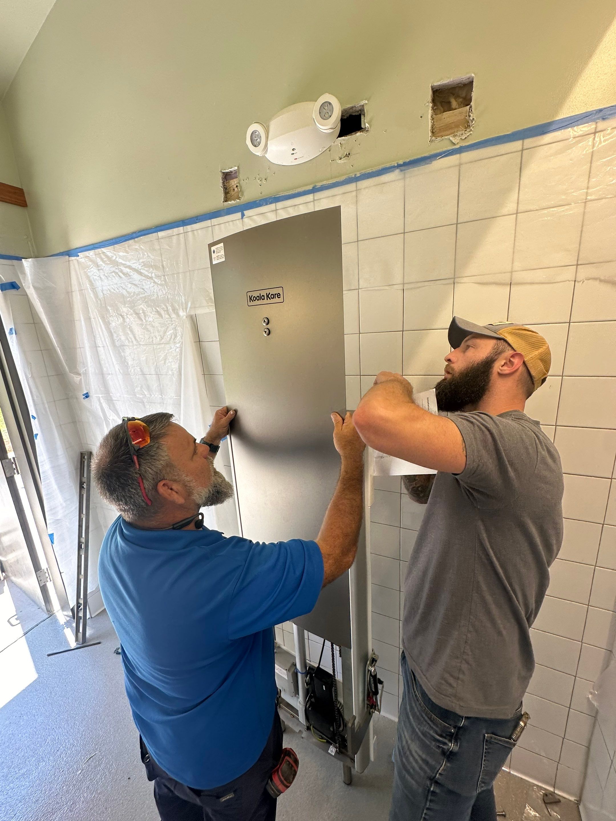 Restroom Amenity Upgrades and Changing Station Installation in Concord by Willow's Wish Foundation