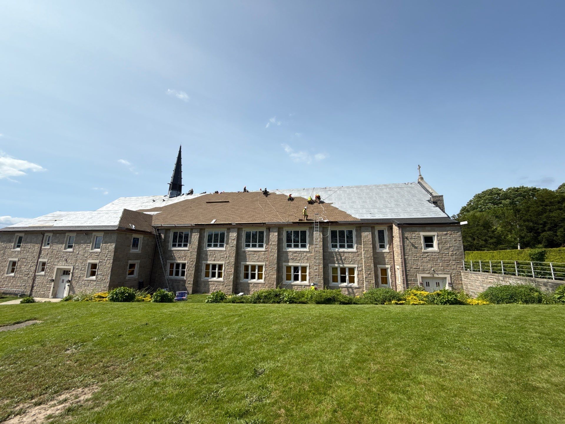 St. Pius Church - Commercial Roof Restoration by Rinaldi Brothers