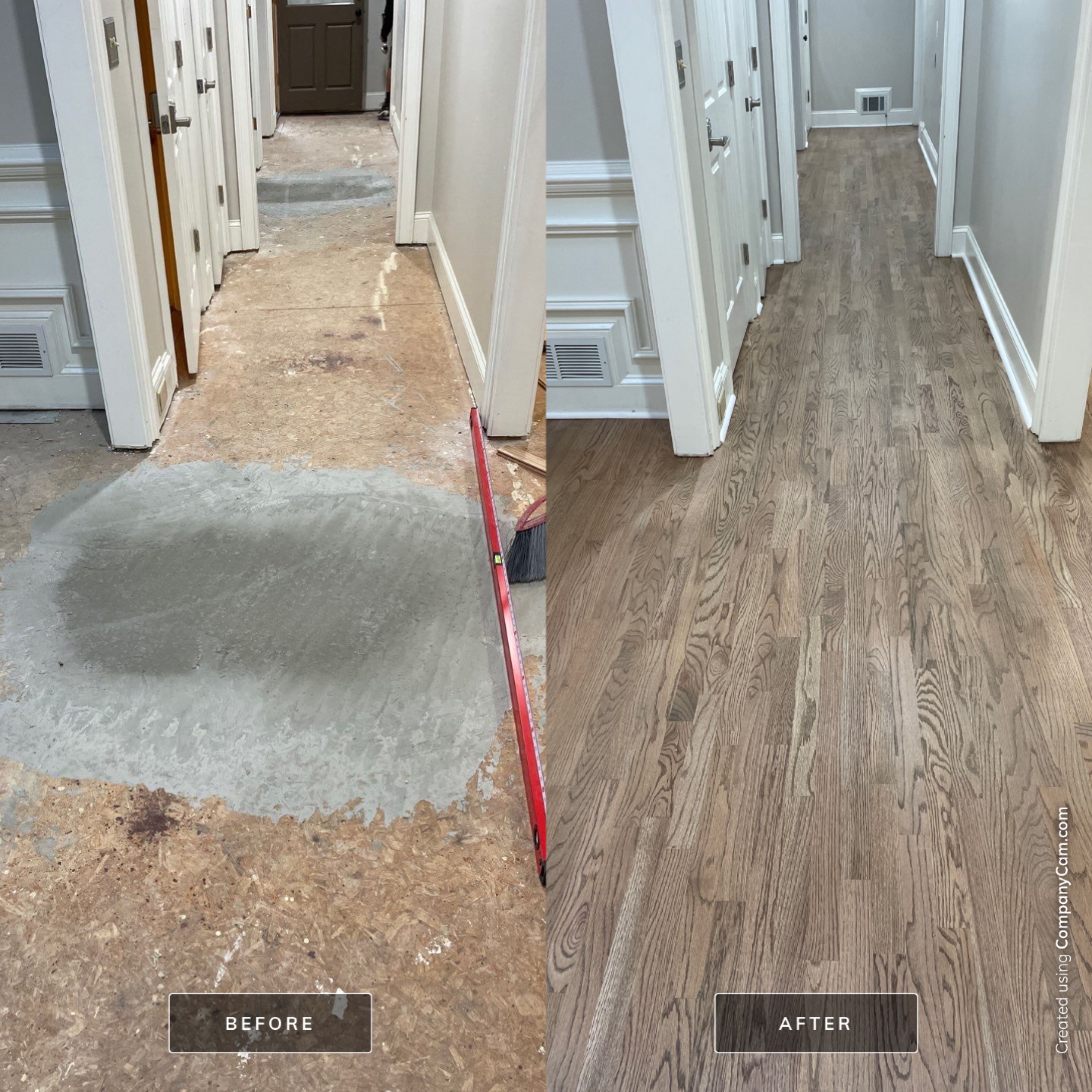 New 2.25" solid red oak by Footprints Floors of East Atlanta