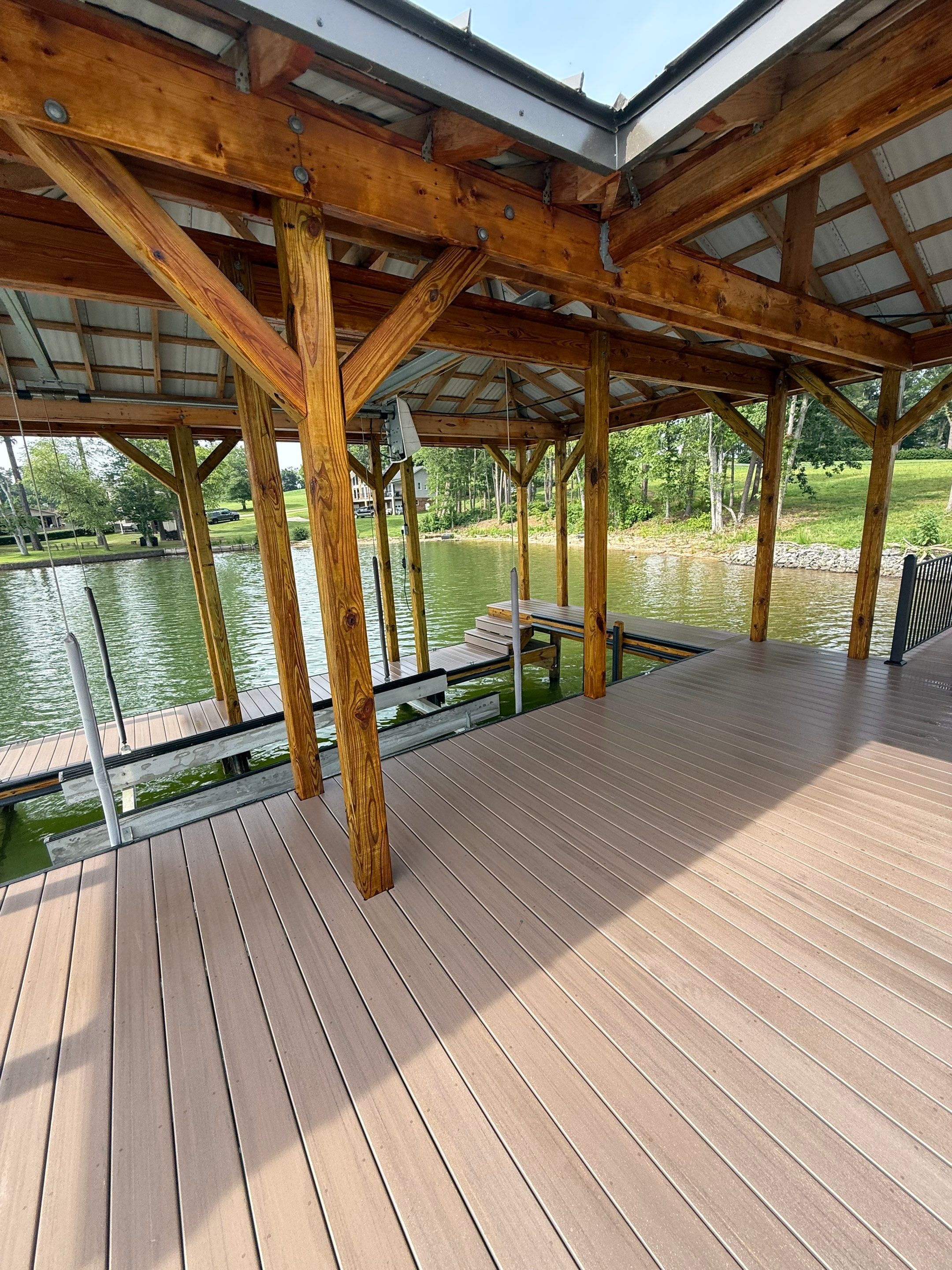 Dock using Wood Sealant by DuraSeal