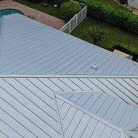 24ga 1.5" Mechanical Seam Mill Finish by Total Roofing System The Metal Roof Experts