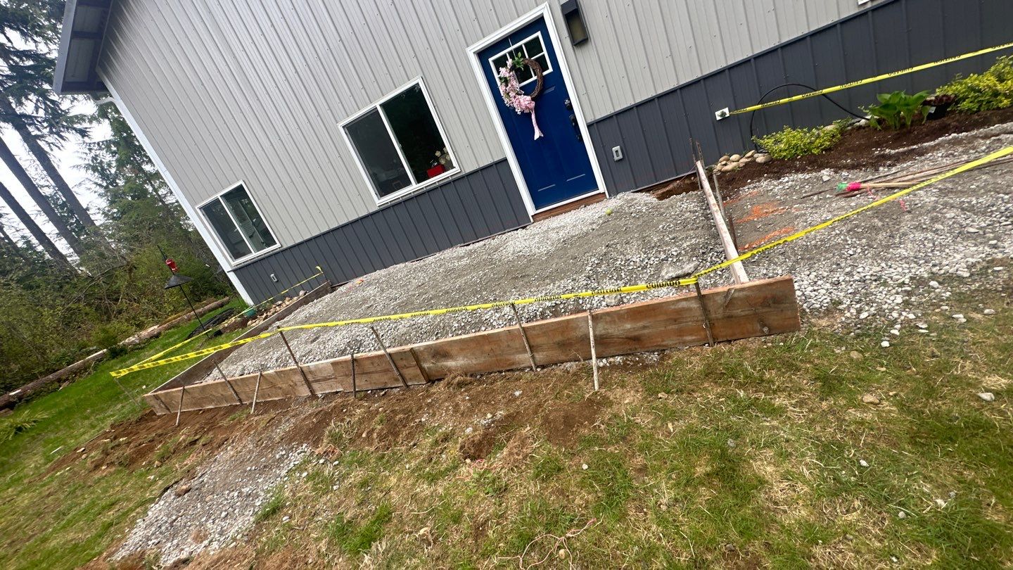 Jamie | Stamped Finish Patio, Concrete Project by Jireh Asphalt & Concrete Inc 