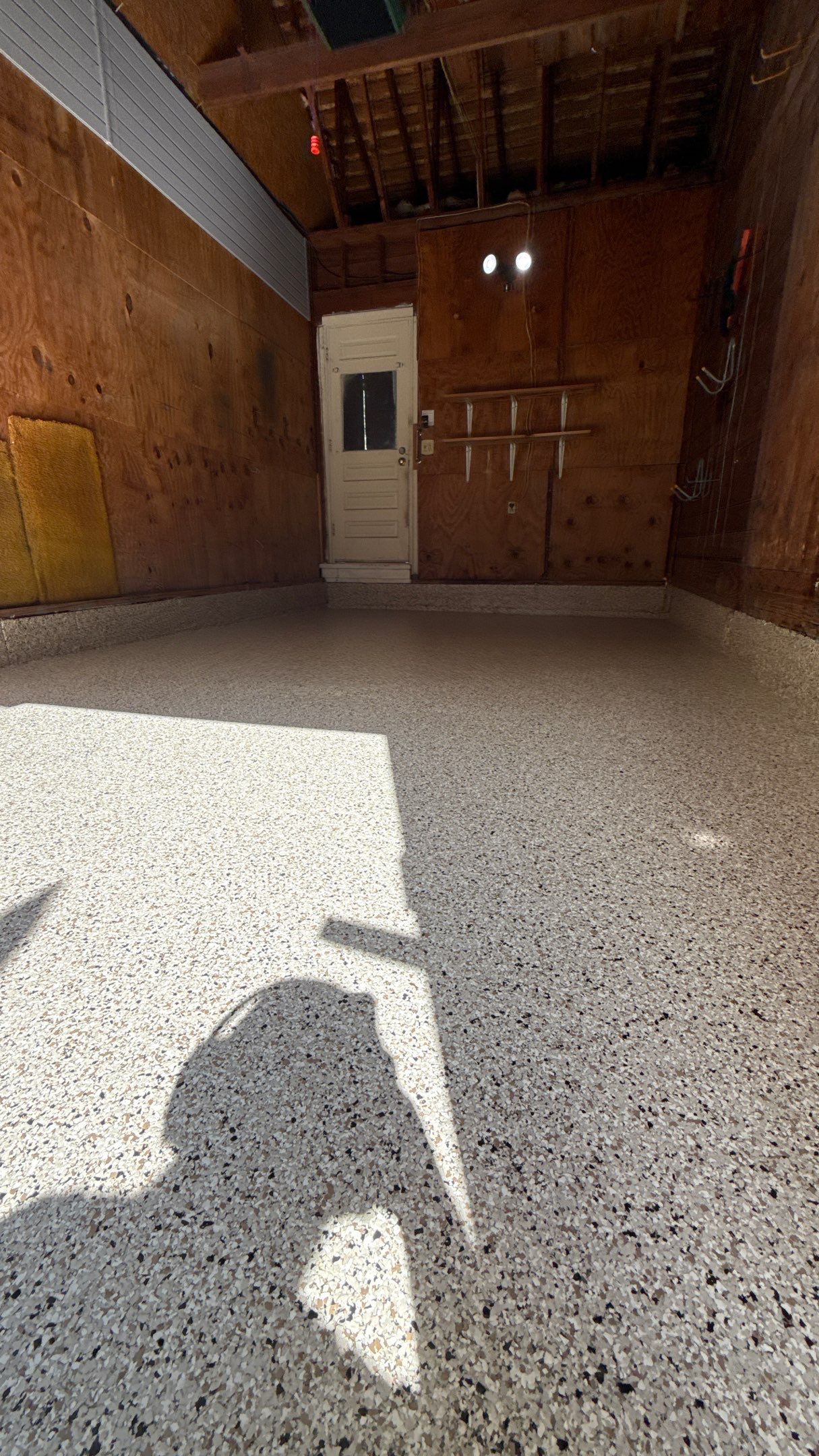 Amy's Floor is Amazing Now and Don't Forget A Little Slotwall by Banner Garage