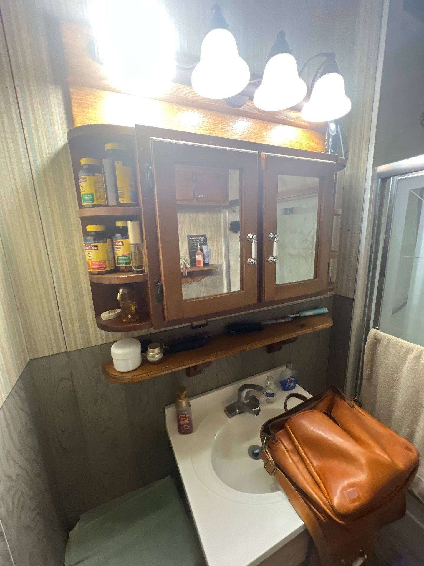 Small bathroom remodel with class! by The Shower Company